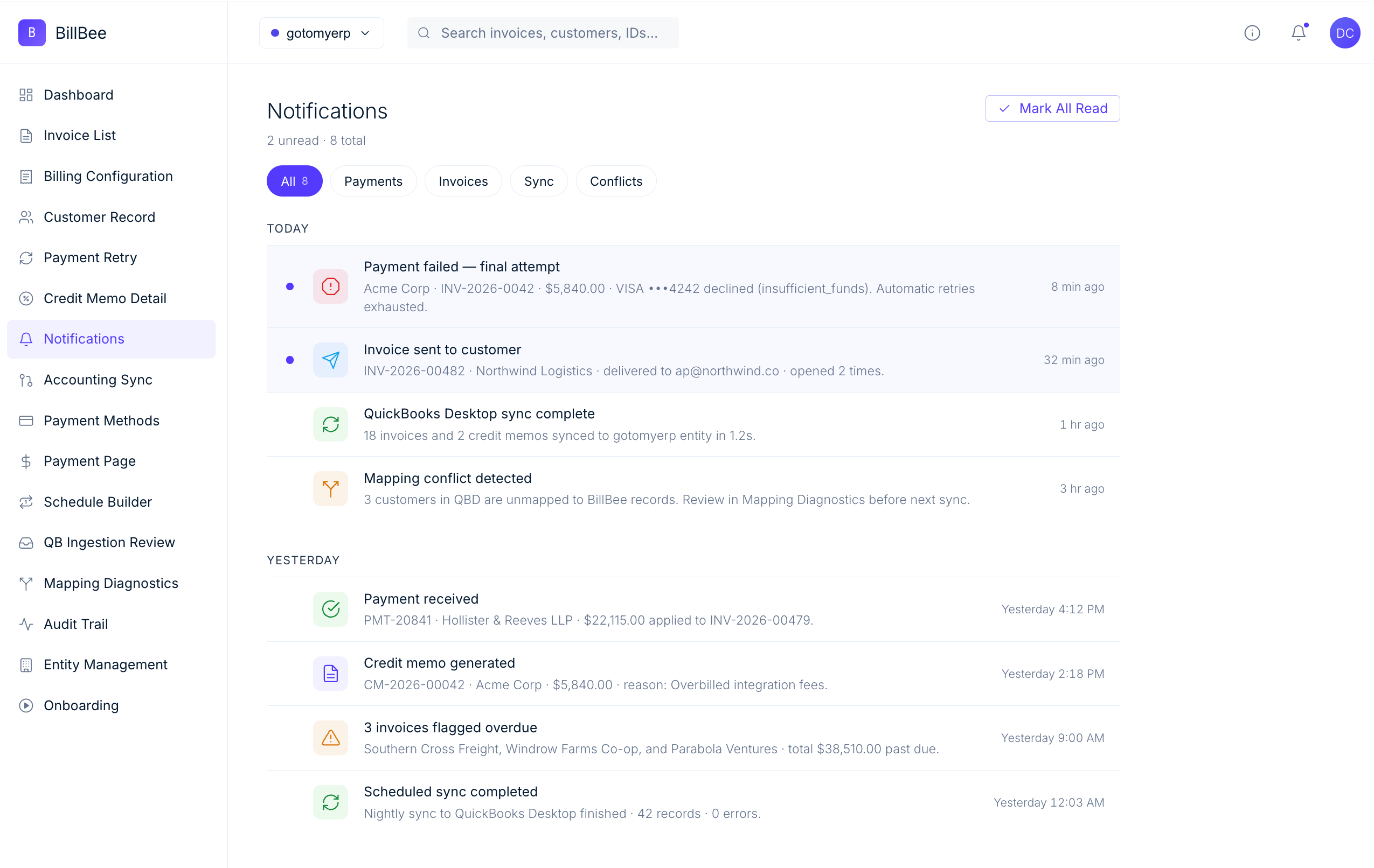 Notifications
